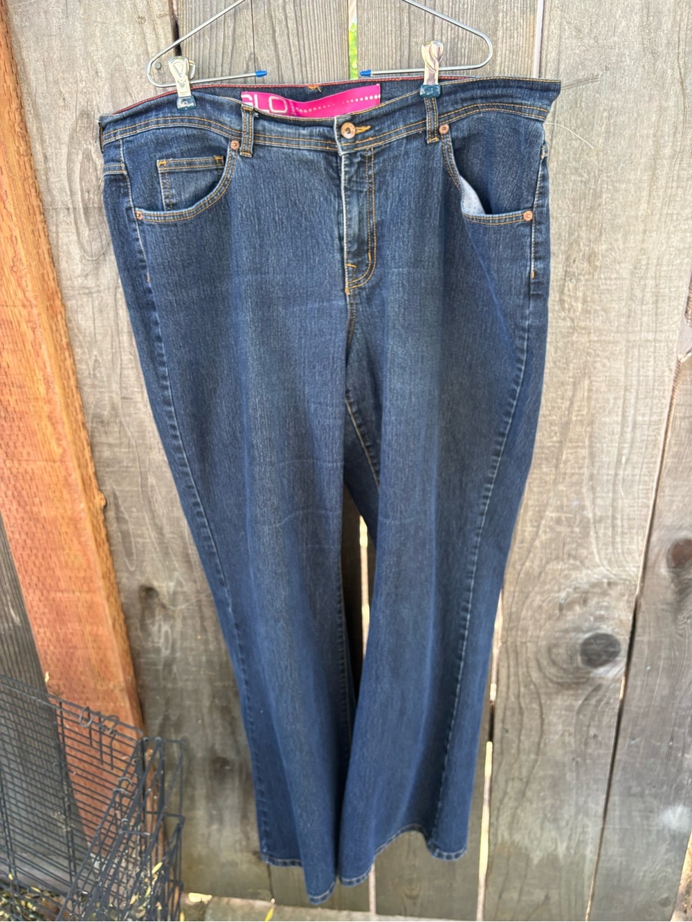 Vintage dark wash GLO brand jeans. Plus Size 20